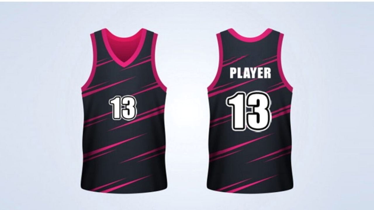 desain baju jersey basket warna dasar gelap